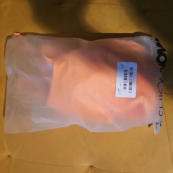 NWT Fashion Nova One Piece Small Orange Swimsuit - Picture 6 of 6